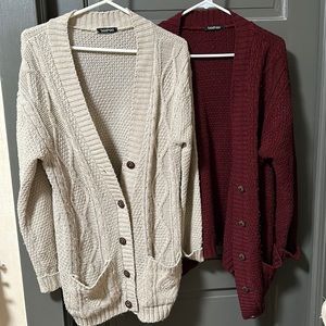 2! Long cardigans perfect for fall
